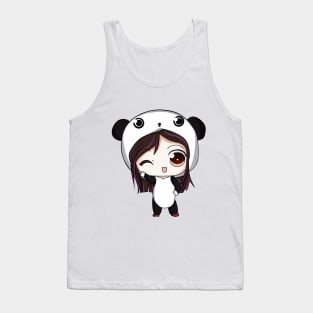 Panda Anime Tank Top